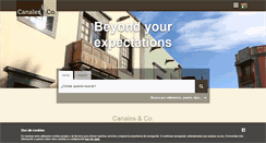 Desktop Screenshot of canalesandco.com